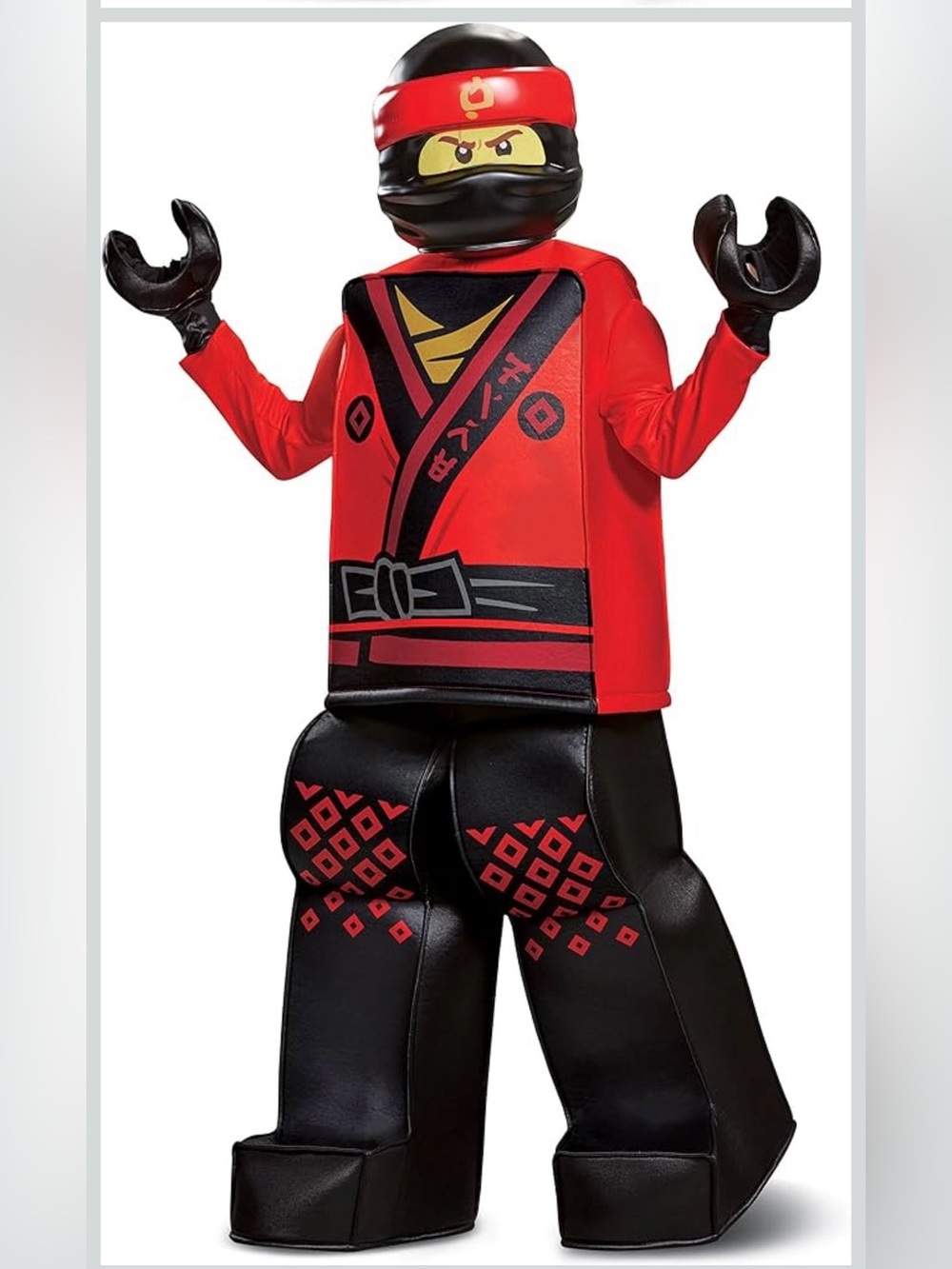 LEGO NINJAGO Kai Movie Costume Boys M 7-8 - Picture 4 of 16